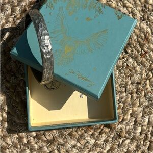 Jes Maharry Silver Cuff Bracelet